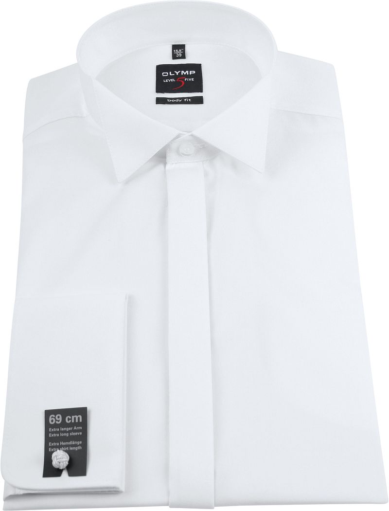 OLYMP Level 5 Smokinghemd SL7 Weiss - Größe 37 günstig online kaufen