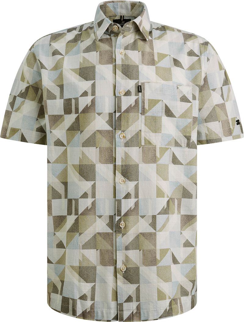Vanguard Short Sleeve Hemd Print Grün - Größe XXL