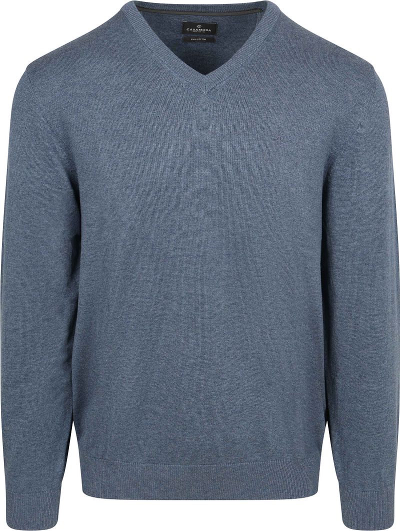 Casamoda Pullover V-Hals Indigo