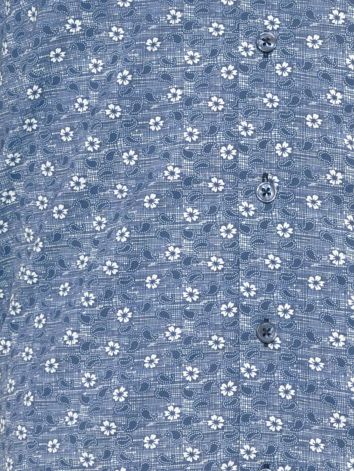 R2 Hemd Shortsleeve Druck Dunkelblau - Größe XL günstig online kaufen