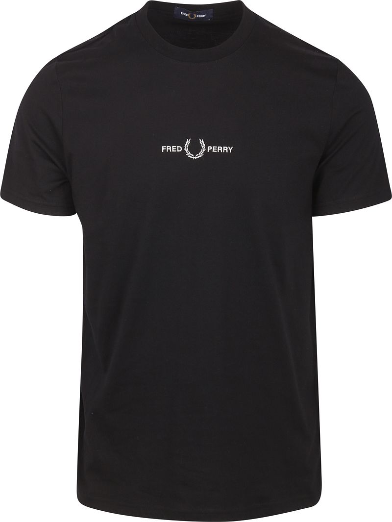 Fred Perry T-Shirt M4580 Schwarz - Größe XL