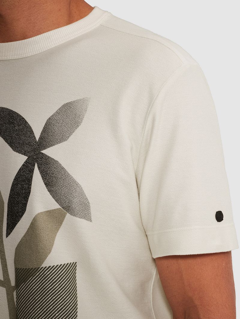 Cast Iron T-shirt Druck Ecru - Größe M günstig online kaufen