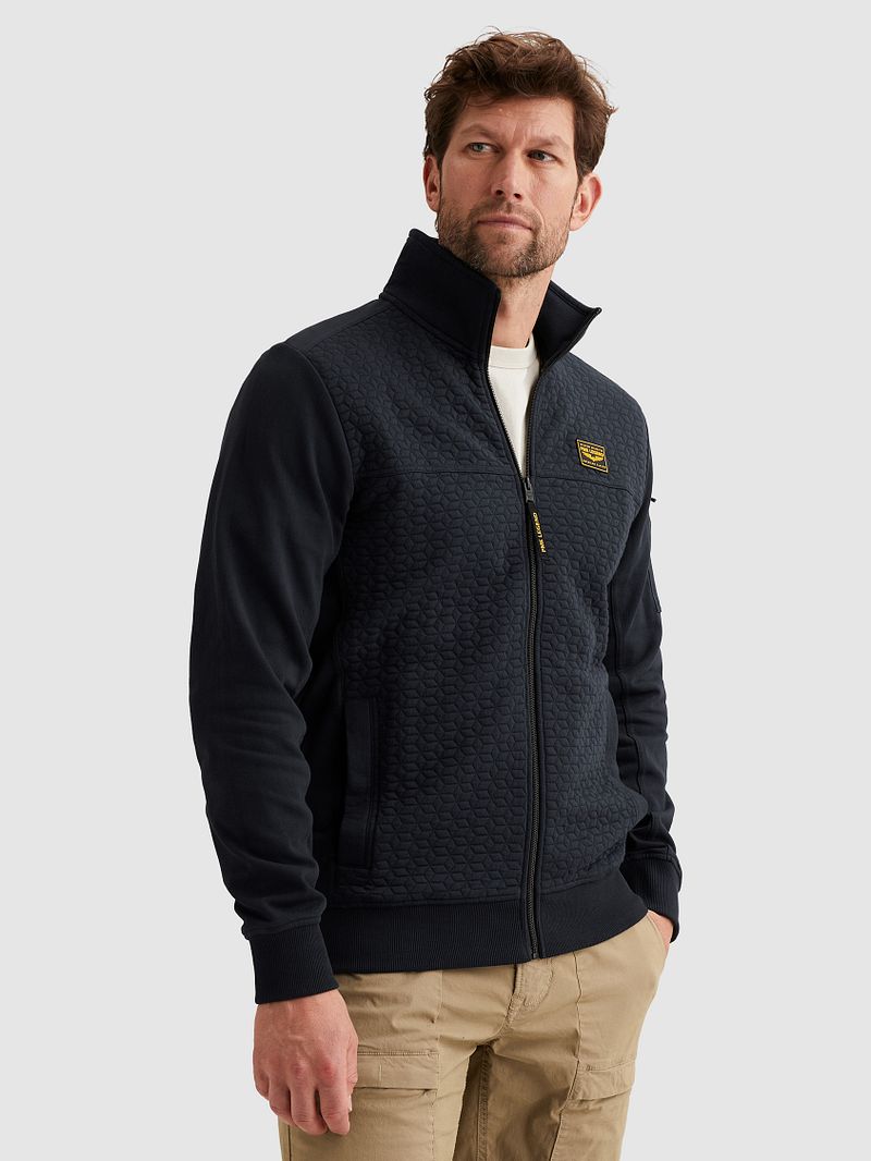PME Legend Strickjacke Interlock Navy   - Größe XXL günstig online kaufen