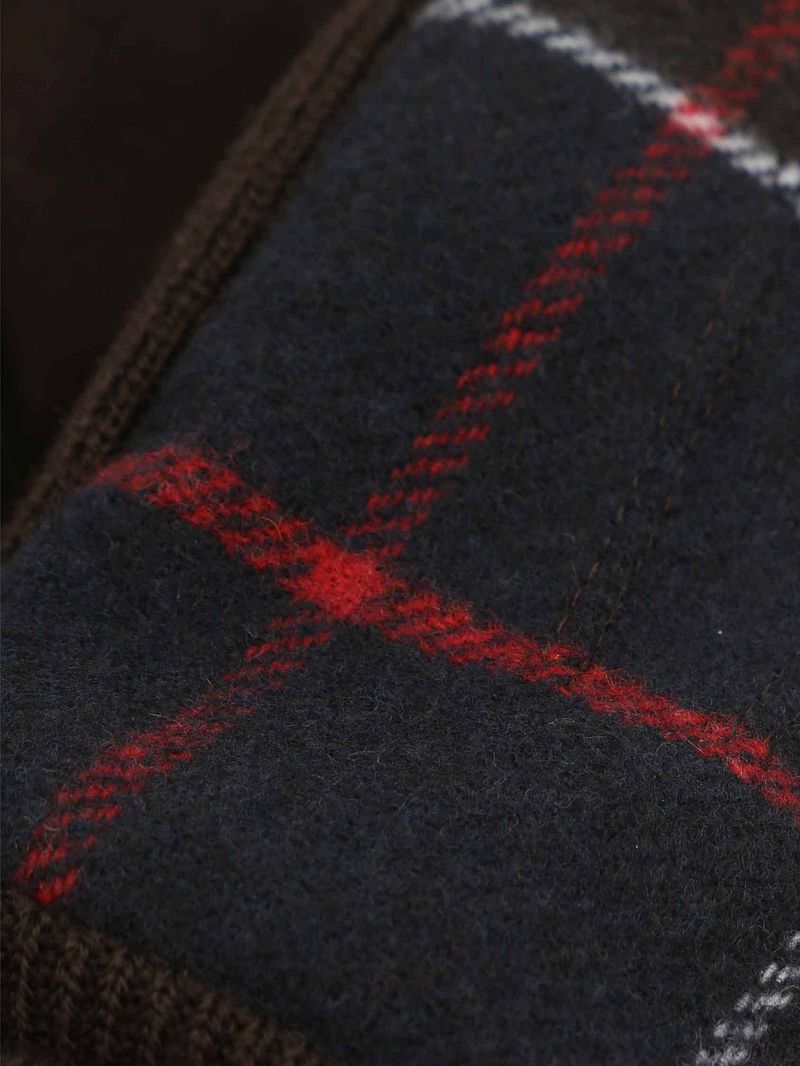 Barbour Handschuhe Hackney Tartan Grün - Größe M günstig online kaufen