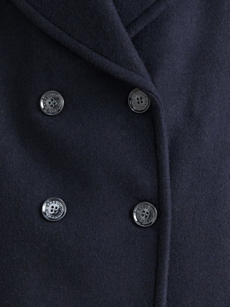 Barbour Dames Peacoat Ingrid Wool Navy - Größe 40 günstig online kaufen