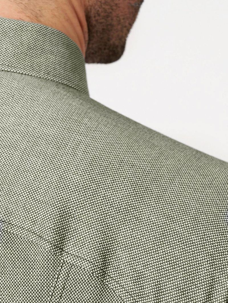 DESOTO Hemd Oxford Optics Grün - Größe XXL günstig online kaufen