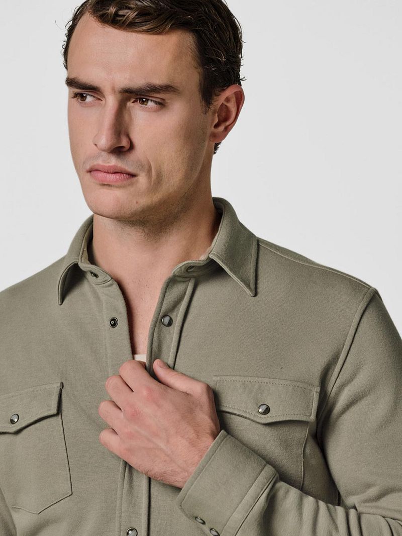 Profuomo Overshirt Western Grün - Größe XL günstig online kaufen