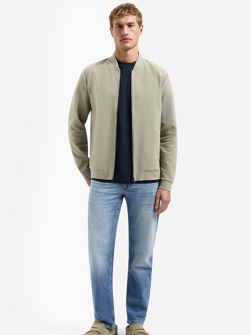 No Excess-Strickjacke Texture Taupe - Größe XXL günstig online kaufen