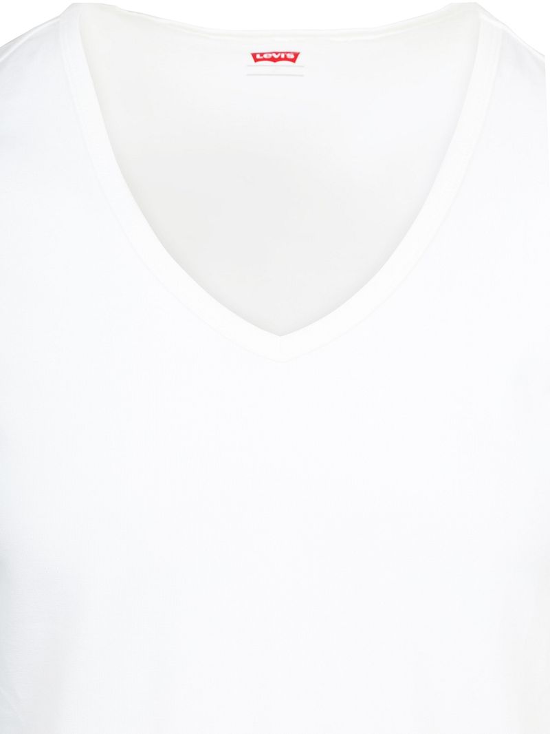 Levi's T-Shirt V-Neck Weiß 2-Pack - Größe S günstig online kaufen