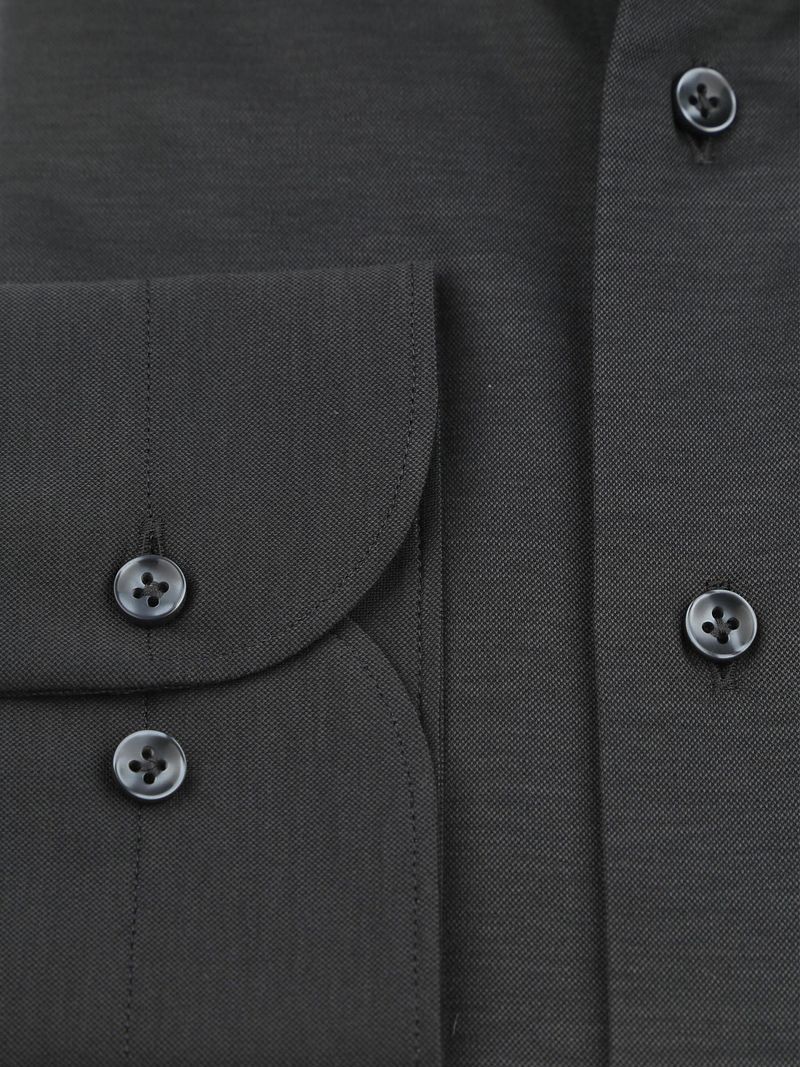 Profuomo Japanese Knitted Hemd Anthrazit - Größe 38 günstig online kaufen