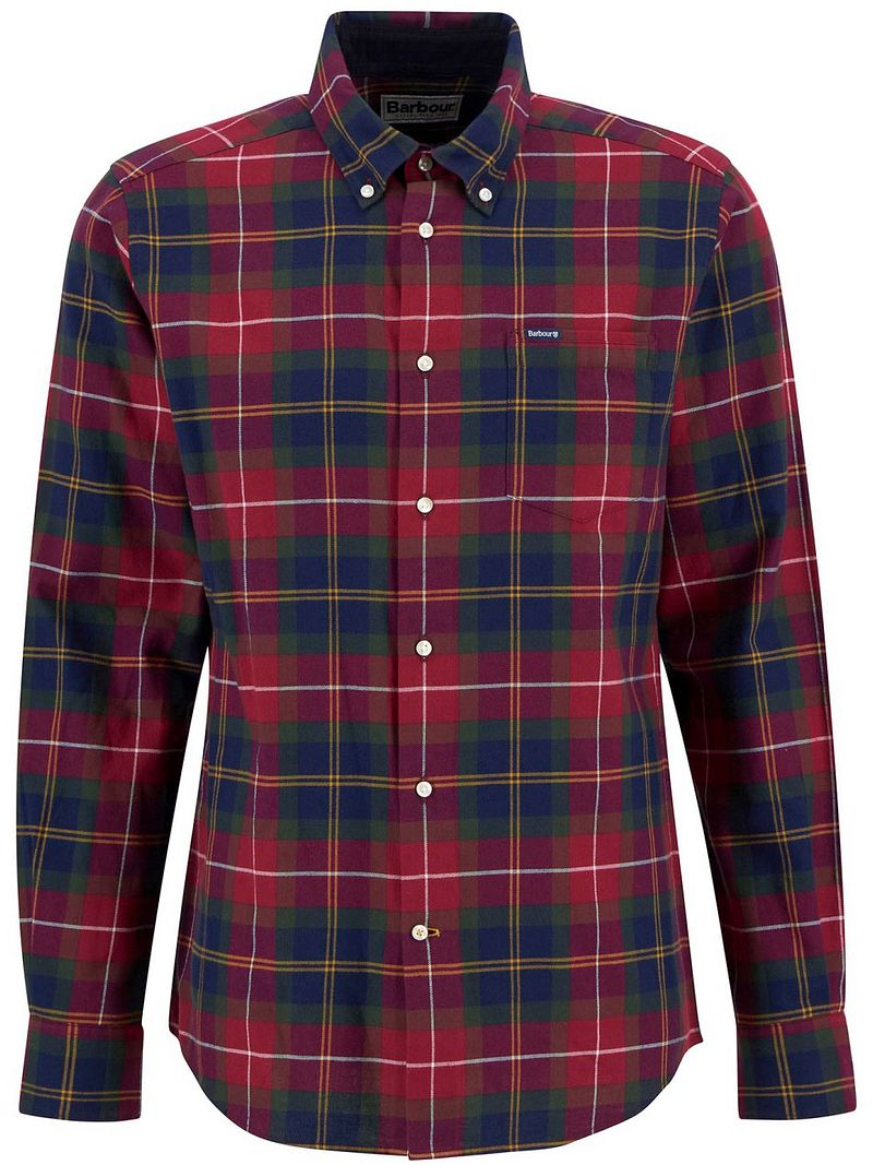 Barbour Fortrose Hemd Tartan Rot - Größe XXL günstig online kaufen