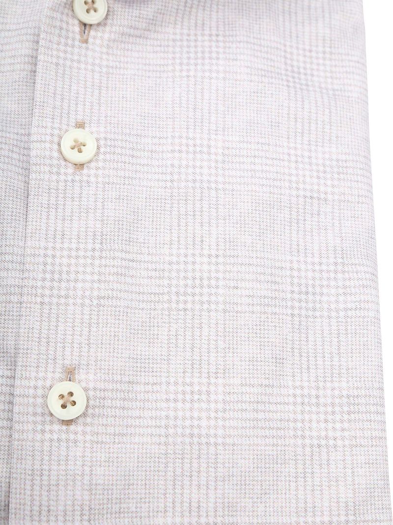 R2 Hemd Glenchek Travel Beige - Größe 42 günstig online kaufen