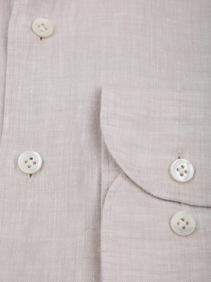 Profuomo Hemd Leinen Sand - Größe 45 günstig online kaufen