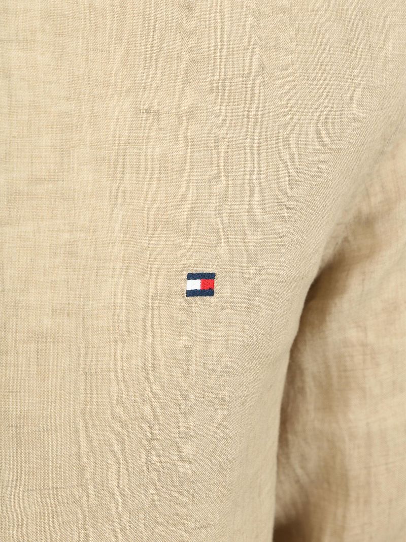 Tommy Hilfiger Hemd Leinen Beige - Größe XL günstig online kaufen