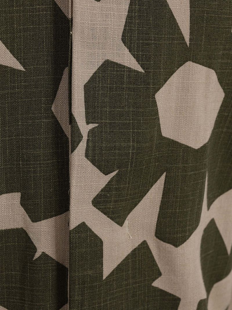 KnowledgeCotton Apparel Short Sleeve Shirt Linen Blend Olive - Größe XXL günstig online kaufen