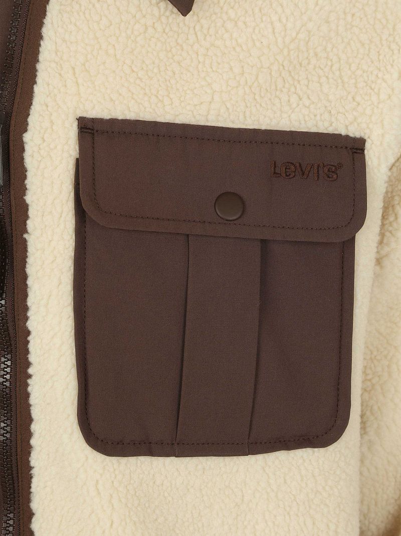 Levi's Sherpa Jacke Fleece Ecru - Größe L günstig online kaufen