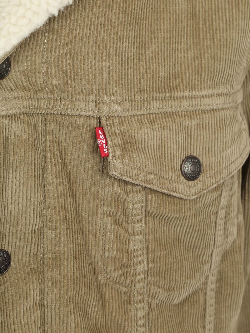 Levi's Sherpa Jacke Corduroy Beige - Größe L günstig online kaufen