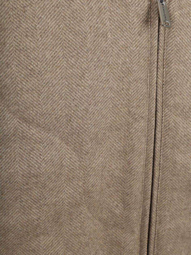 Profuomo Herringbone Weste Sand - Größe 48 günstig online kaufen