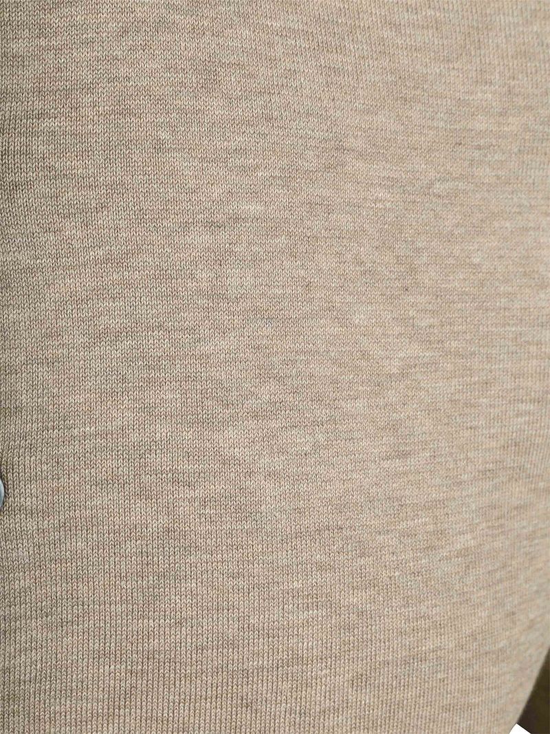 Profuomo Knitted Poloshirt Beige - Größe L günstig online kaufen