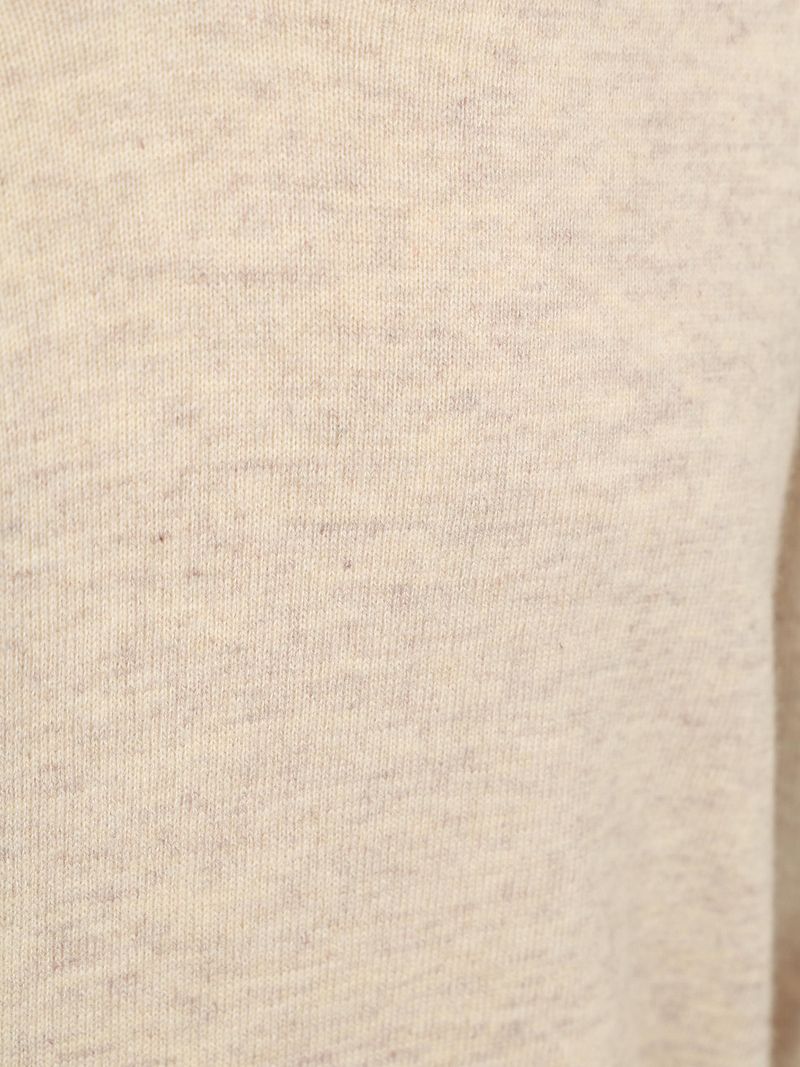 Profuomo Longsleeve Poloshirt Wool Blend Sand  - Größe S günstig online kaufen