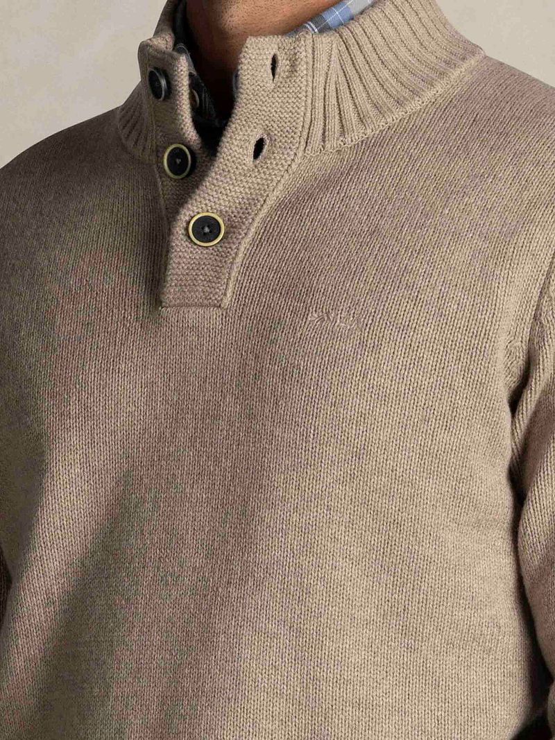 NZA Pullover Mocker Adan Warm Beige - Größe 3XL günstig online kaufen