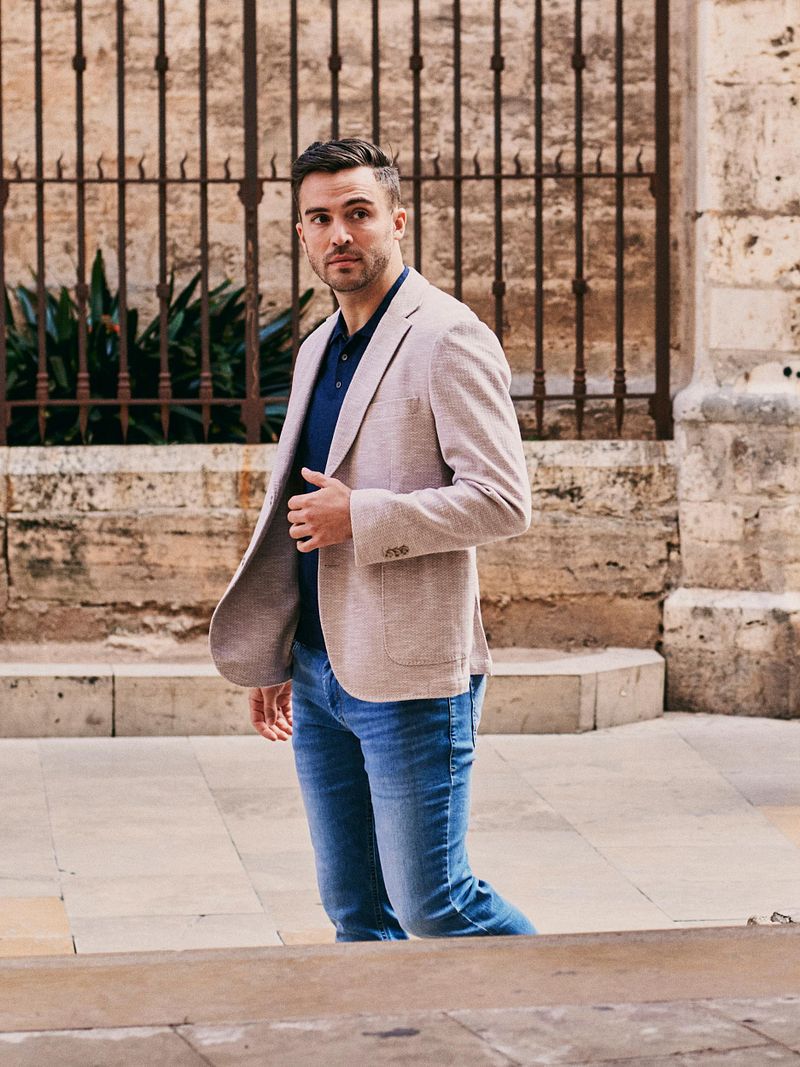 Suitable Blazer Fame Houndstooth Sand - Größe 48 günstig online kaufen