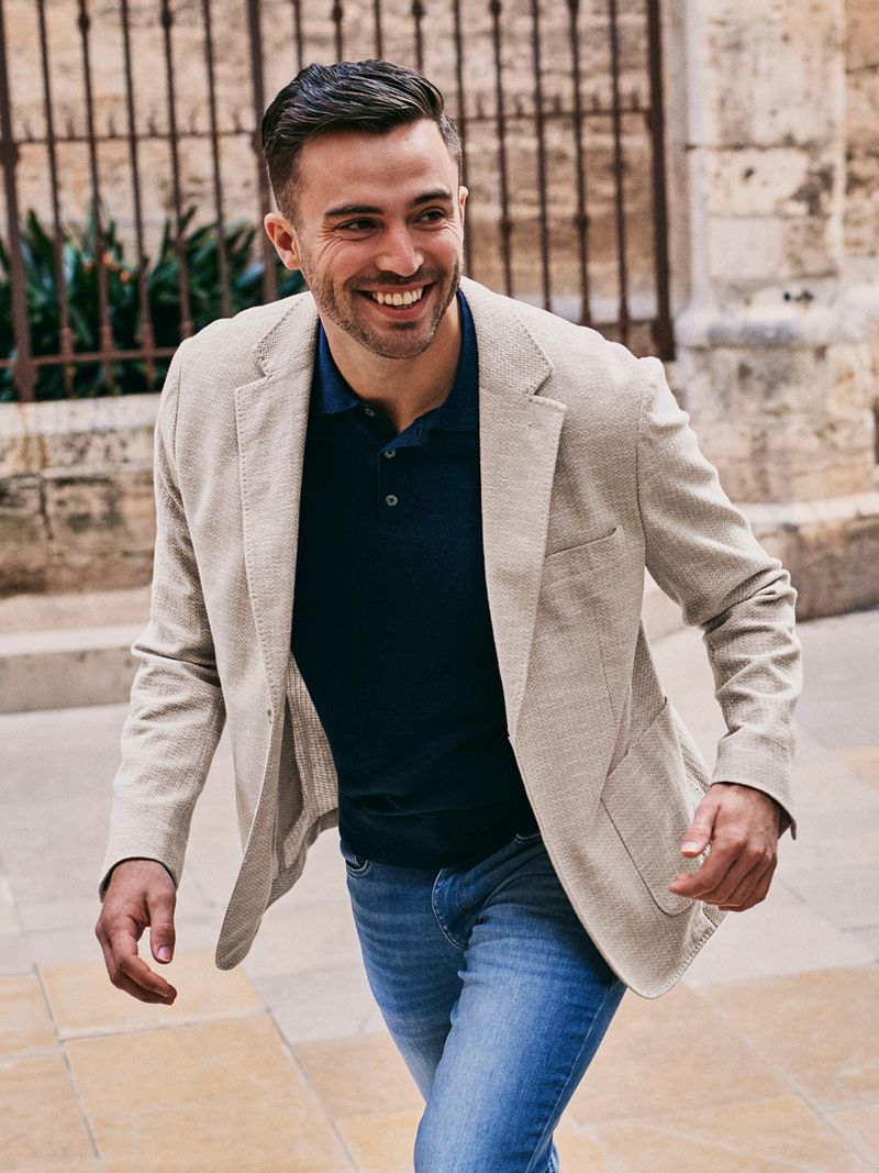 Suitable Blazer Fame Houndstooth Sand - Größe 56 günstig online kaufen