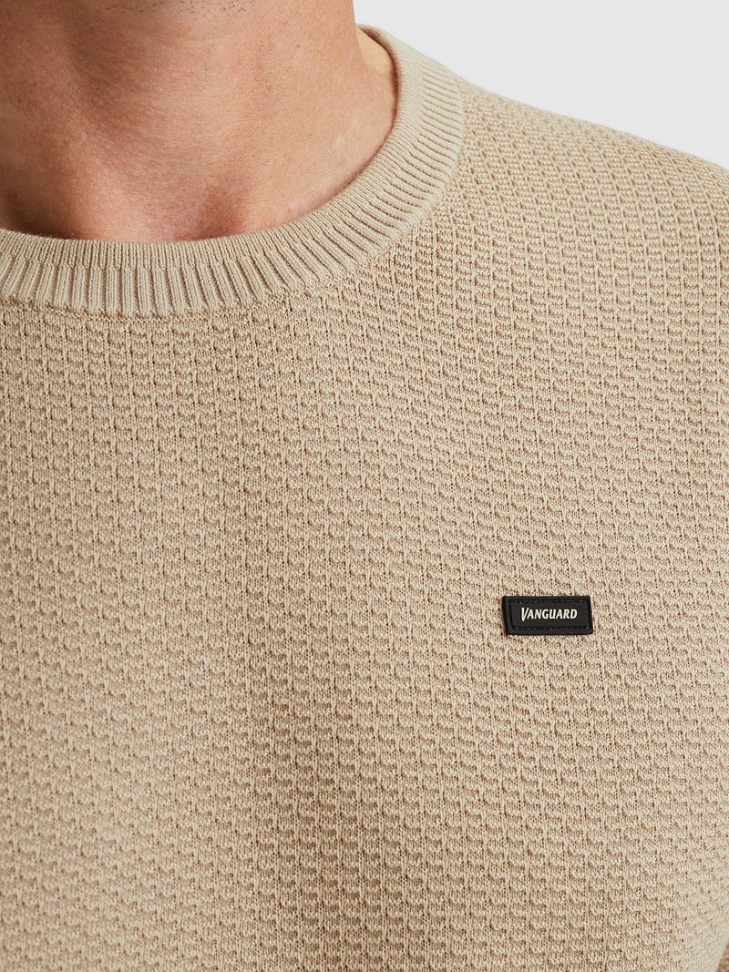 Vanguard T-Shirt Structure Beige - Größe 3XL günstig online kaufen