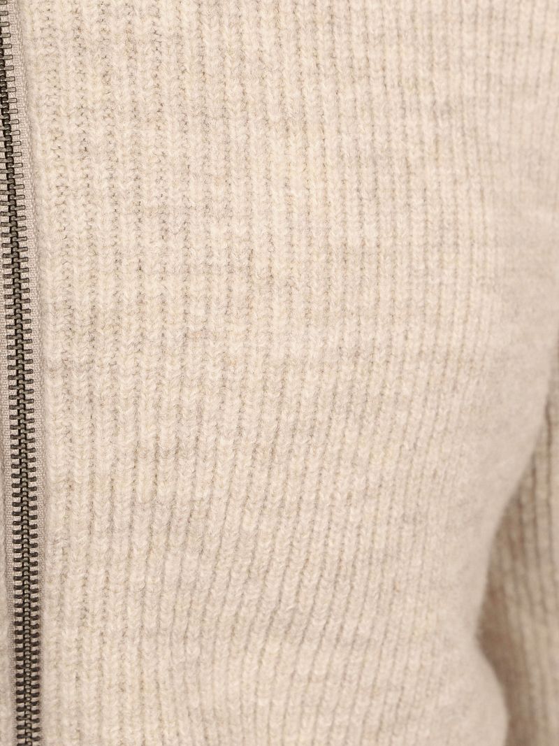 State Of Art Strickjacke Rib Structure Ecru - Größe L günstig online kaufen