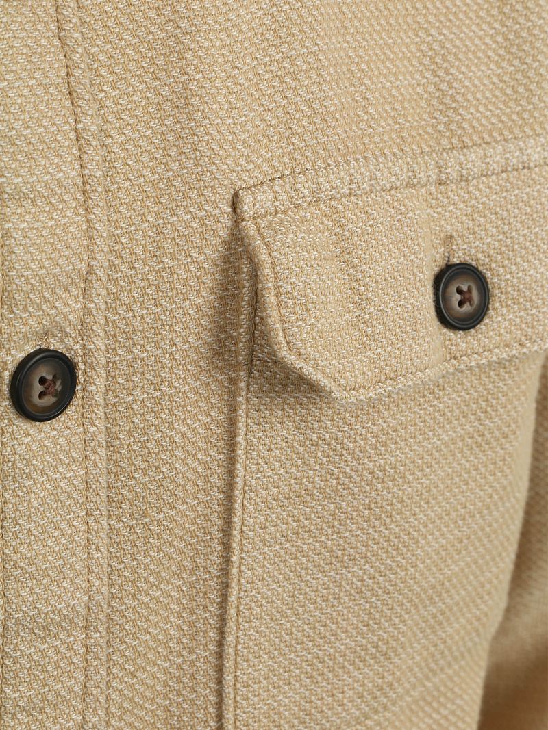 Suitable Overshirt Structure Beige - Größe M günstig online kaufen