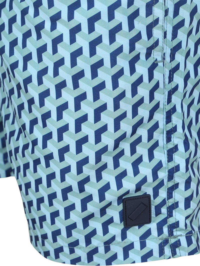 Suitable Badeshorts Druck Blau - Größe L günstig online kaufen