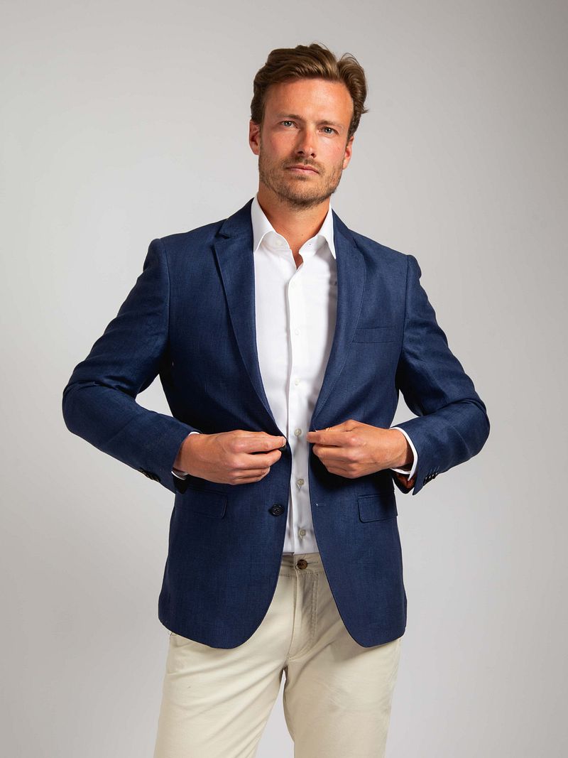 Suitable Blazer Leinen Panama Navy - Größe 48 günstig online kaufen
