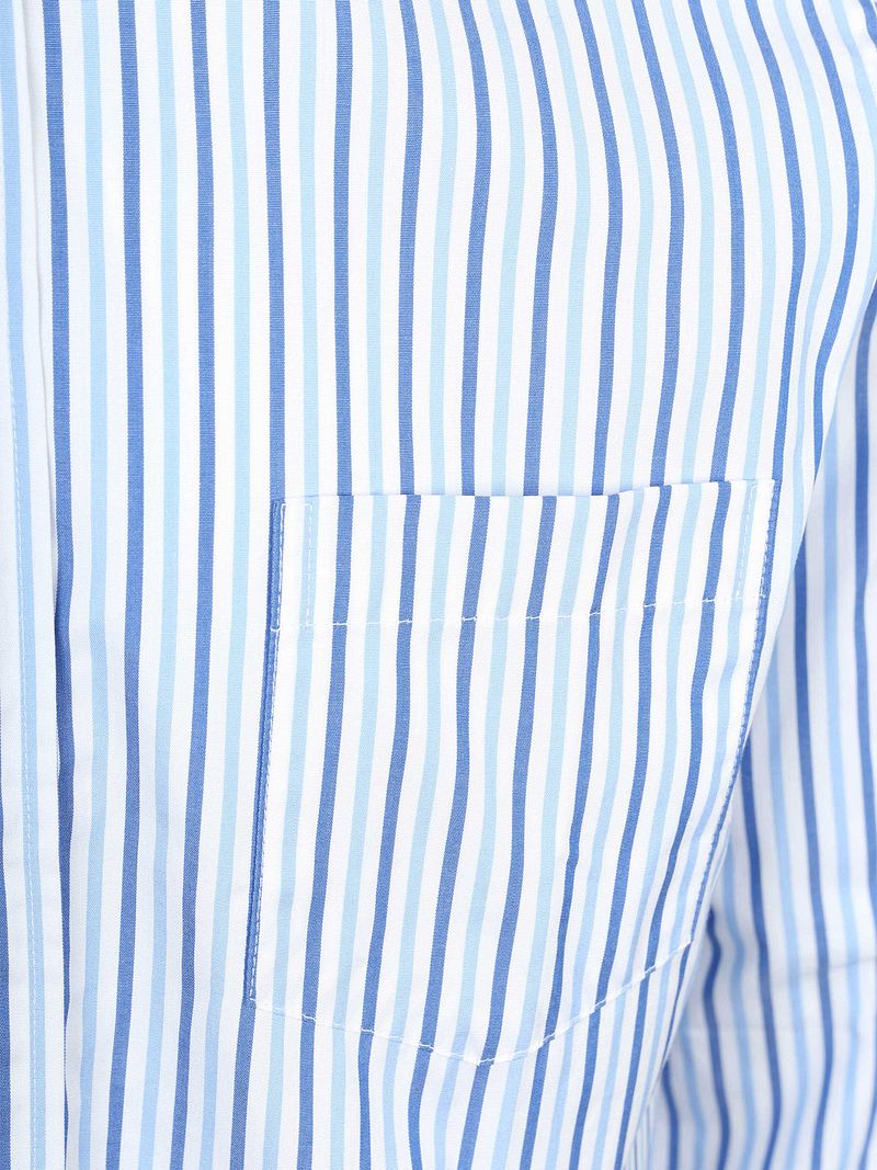 Steppin' Out Extra Long Sleeves Hemd Streifen Blau - Größe M günstig online kaufen