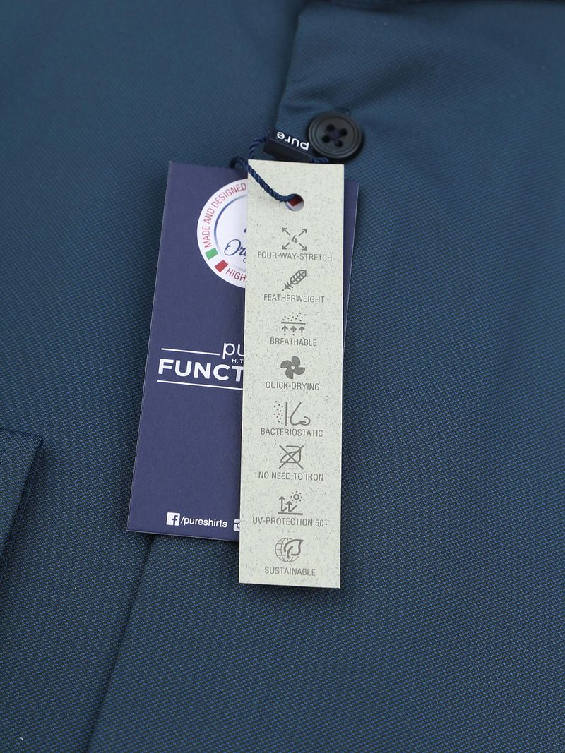 Pure The Functional Shirt Super Stretch Petrol Blau - Größe 43 günstig online kaufen