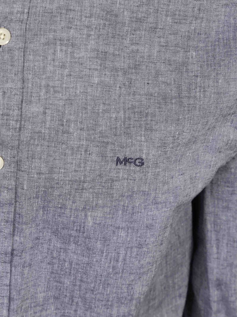 McGregor Hemd Cotton Linen Navy - Größe XXL günstig online kaufen