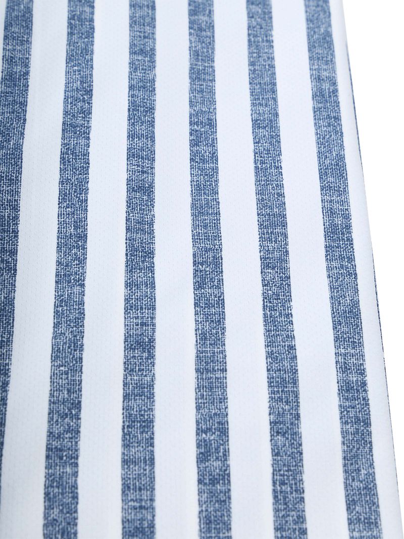 Pure Shirt Linen Optics Stripe Blau - Größe 41 günstig online kaufen