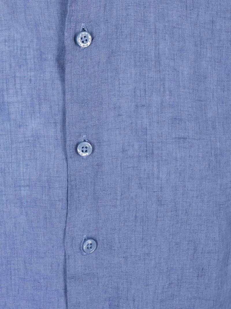 State Of Art Hemd Leinen Mid Blau - Größe 3XL günstig online kaufen