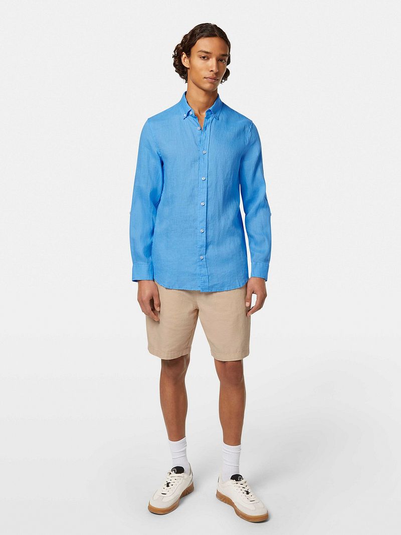 Scotch and Soda Leinenhemd Blau - Größe S günstig online kaufen