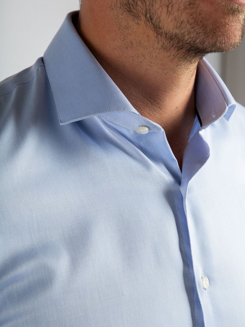 Suitable Hemd Doppelmanschette Blau - Größe 39 günstig online kaufen