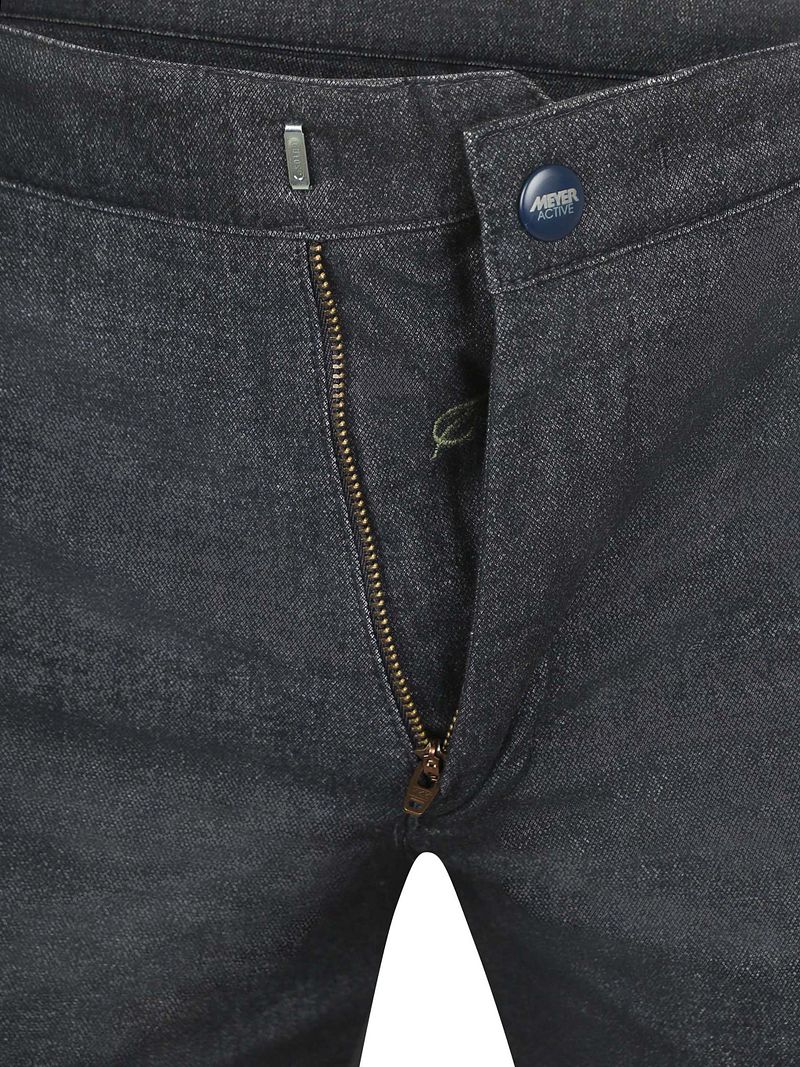 Meyer Chino Bonn Melange Navy - Größe 25 günstig online kaufen