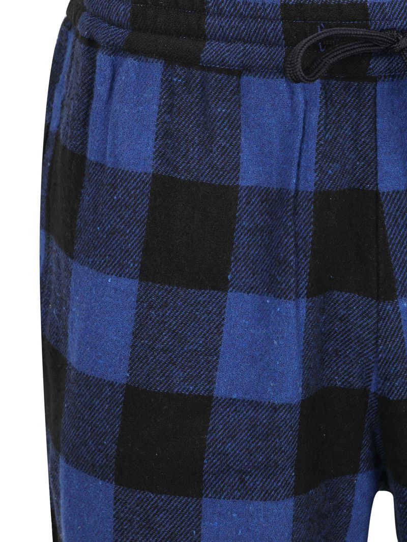 Steppin' Out Lounge-Hose Kariert Blau - Größe XXL günstig online kaufen