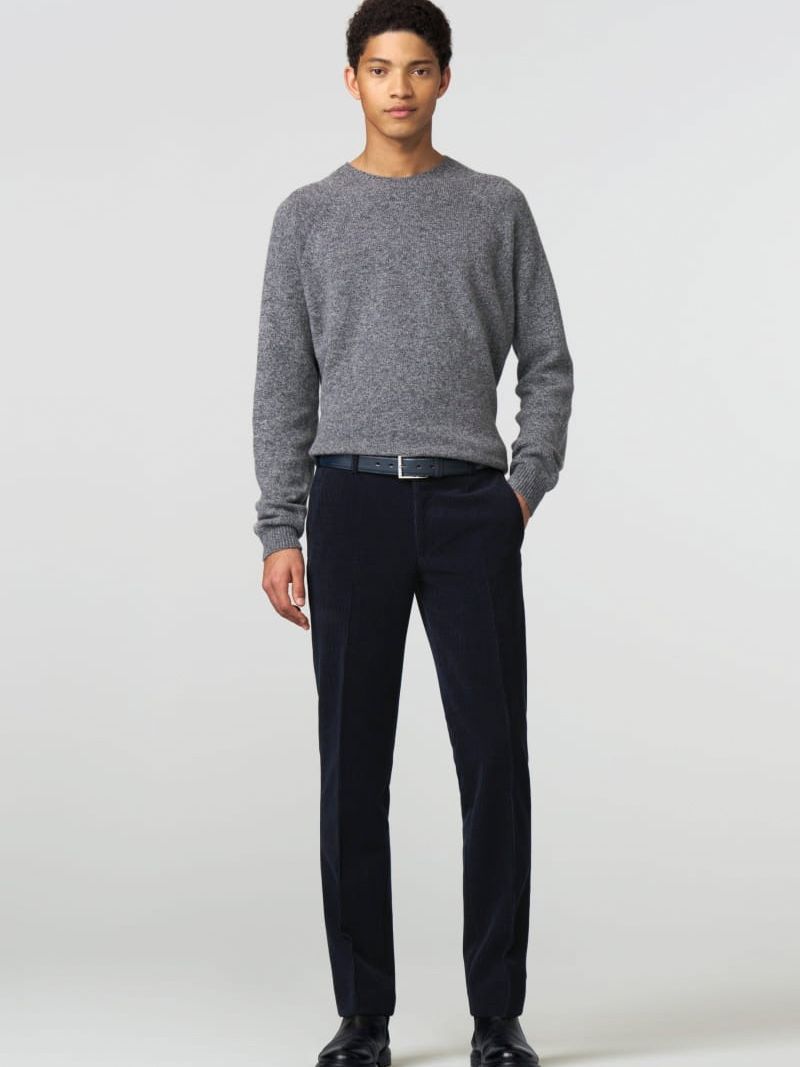 Meyer Hose Roma Wool Corduroy Navy - Größe 54 günstig online kaufen