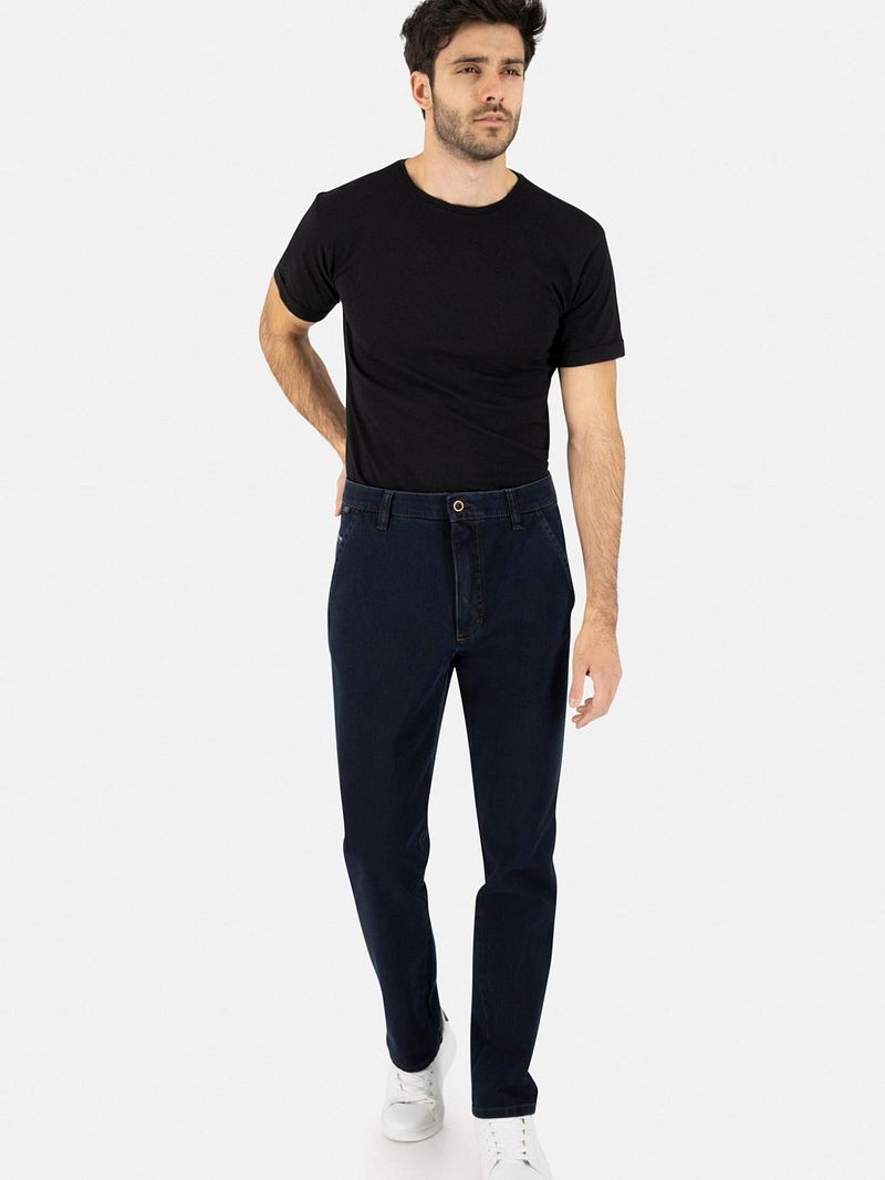 Club Of Comfort Chino Garvey Denim Navy - Größe 48 günstig online kaufen