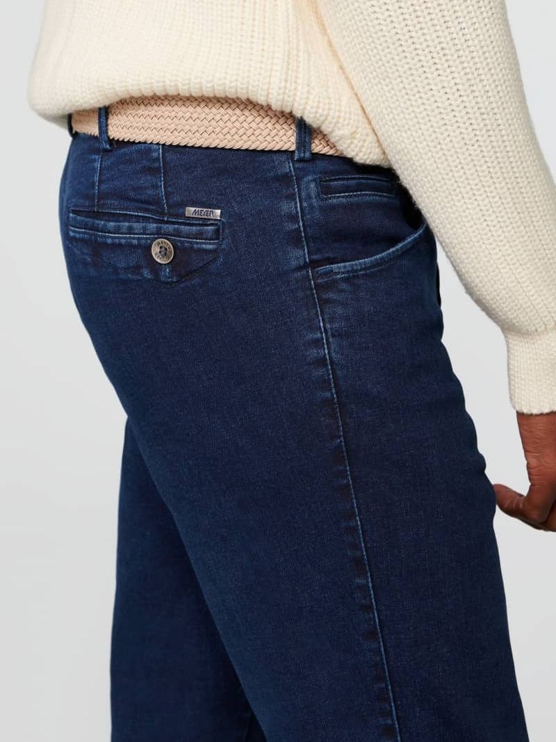 Meyer Jeans Dublin Dunkelblau - Größe 25 günstig online kaufen