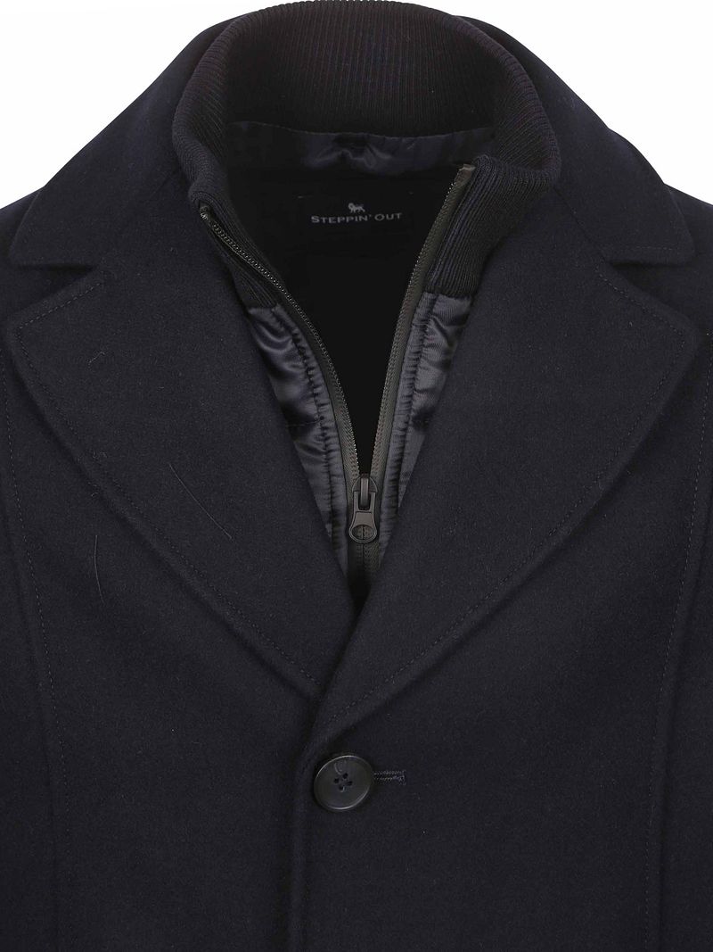 Suitable Caban Coat Wolle Navy - Größe 50 günstig online kaufen