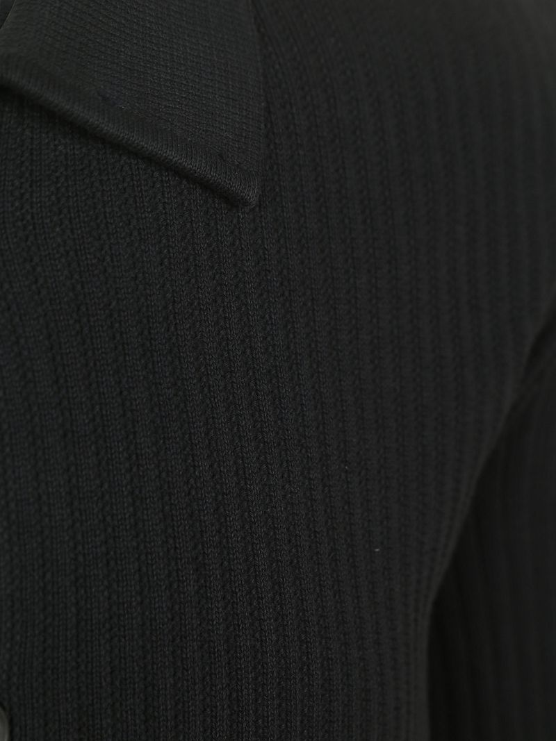 Marc O'Polo Strickjacke Button Ribbed Navy - Größe XL günstig online kaufen
