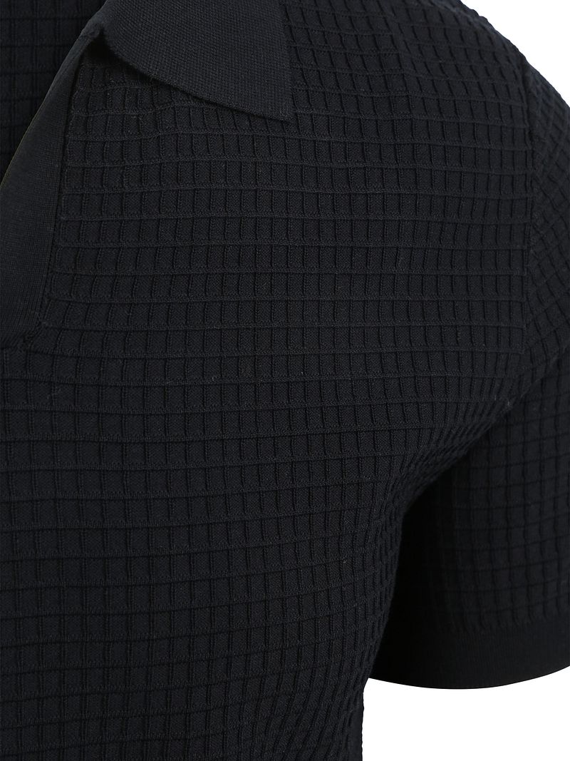 Profuomo Poloshirt Riva Structure Navy - Größe XXL günstig online kaufen