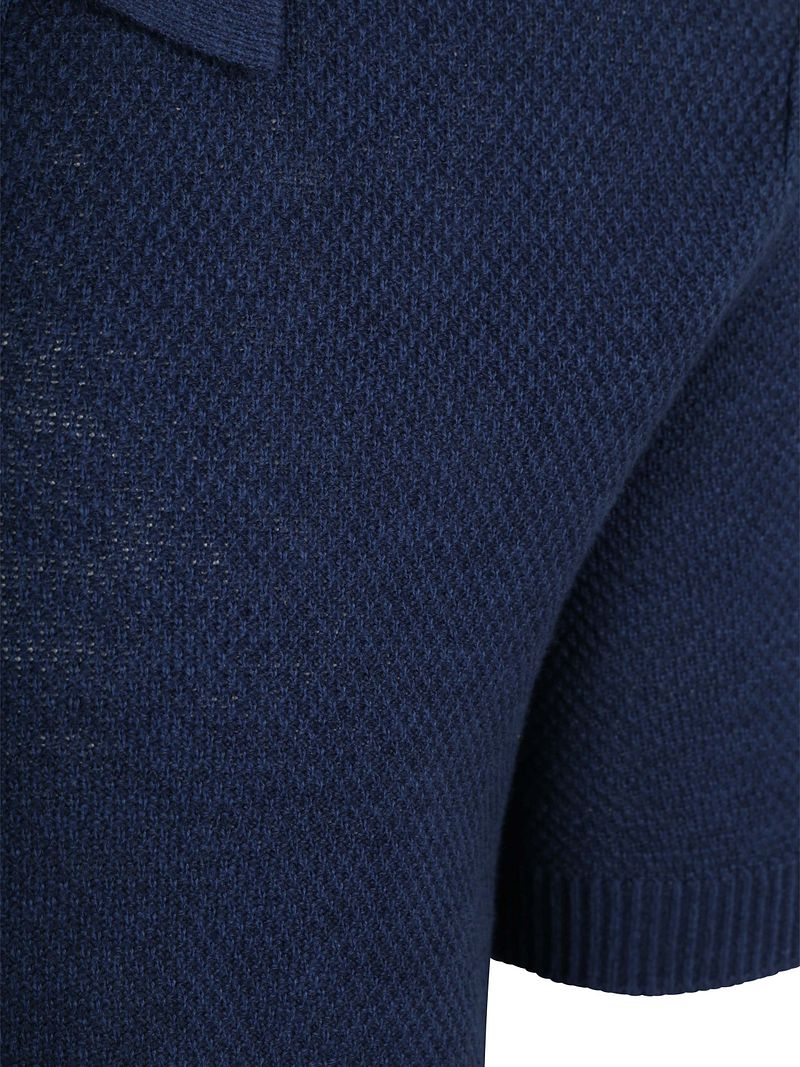 Suitable Poloshirt Riva Bean Linen Cotton Navy - Größe XL günstig online kaufen