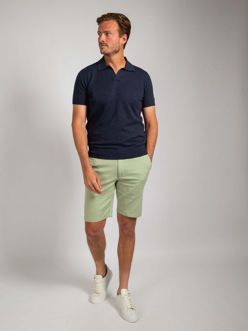 Suitable Poloshirt Riva Leinen Navy - Größe M günstig online kaufen