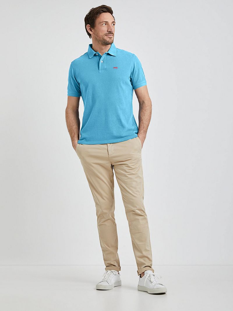 McGregor Piqué Poloshirt Sea Blau - Größe XXL günstig online kaufen